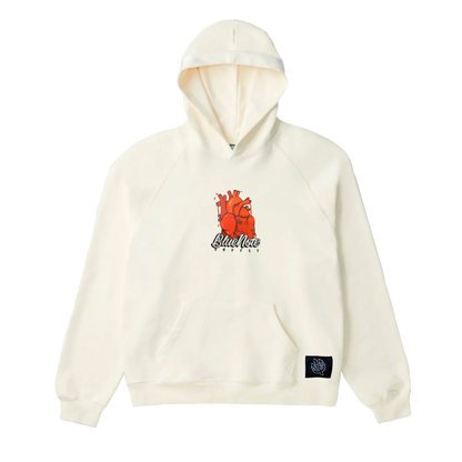 Blue note heart hoodie