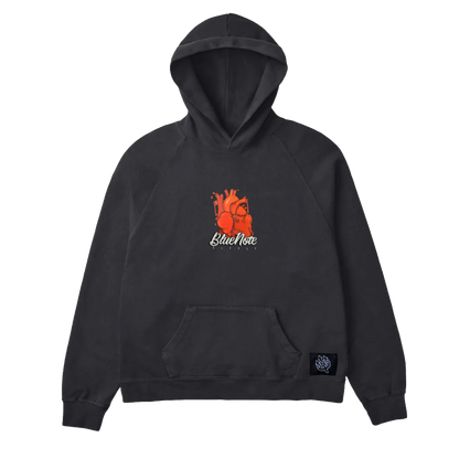 Blue note heart hoodie