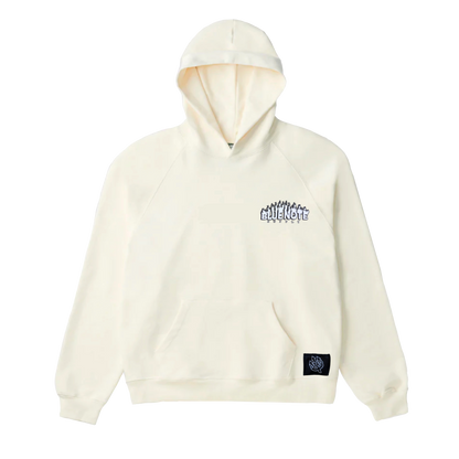 Blue note white flame hoodie