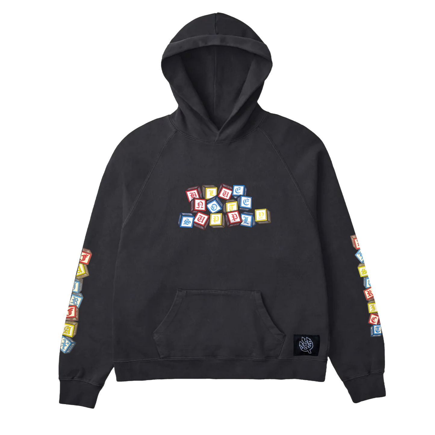 OE blocks graphic hoodie