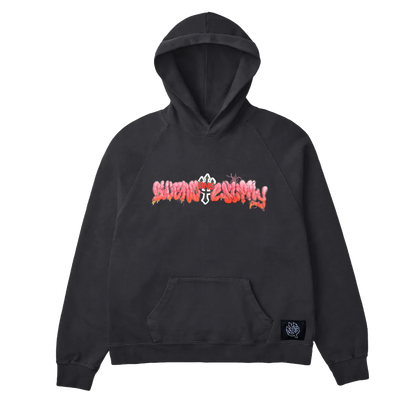 BNS intestines lettering graphic hoodie