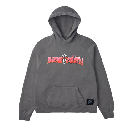 BNS intestines lettering graphic hoodie