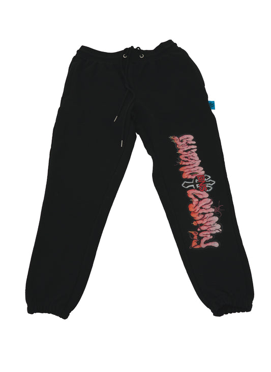 BNS intestines lettering graphic joggers