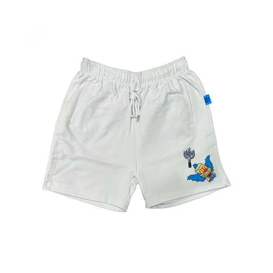 BNS clown graphic shorts