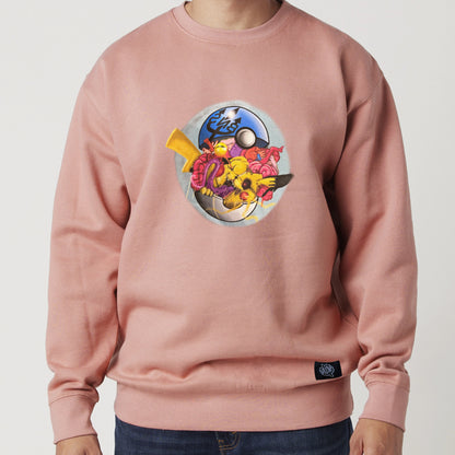 BNS POKE ball graphic crewneck