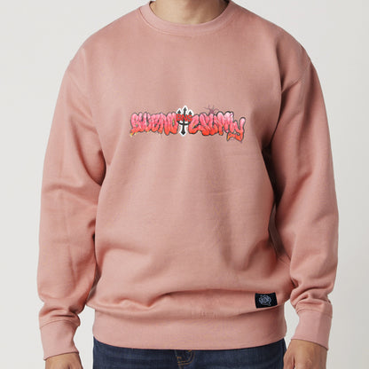 BNS intestines lettering graphic crewneck