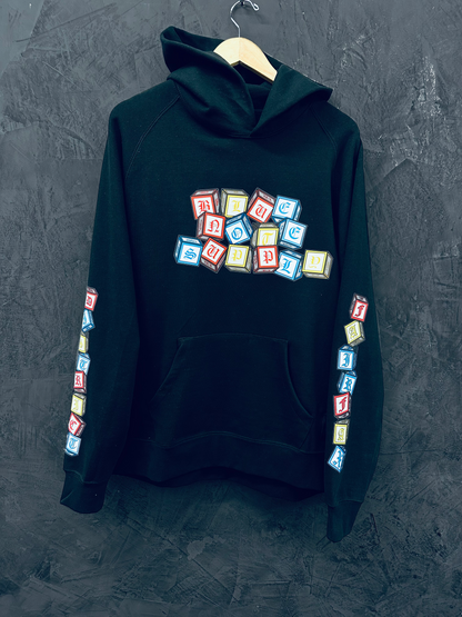 OE blocks graphic hoodie