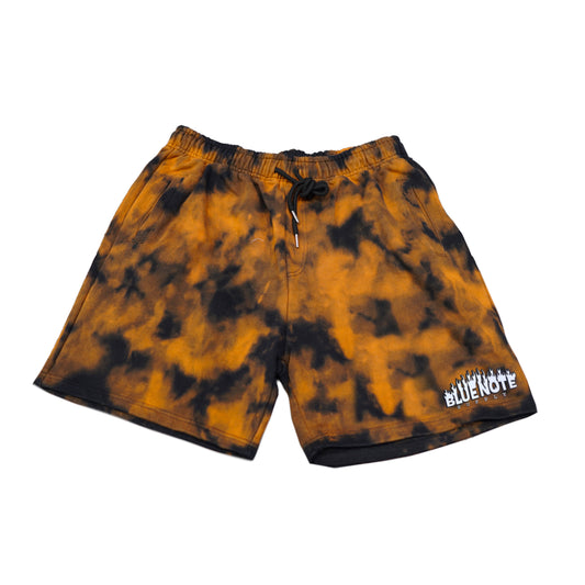 Blue note white flame shorts